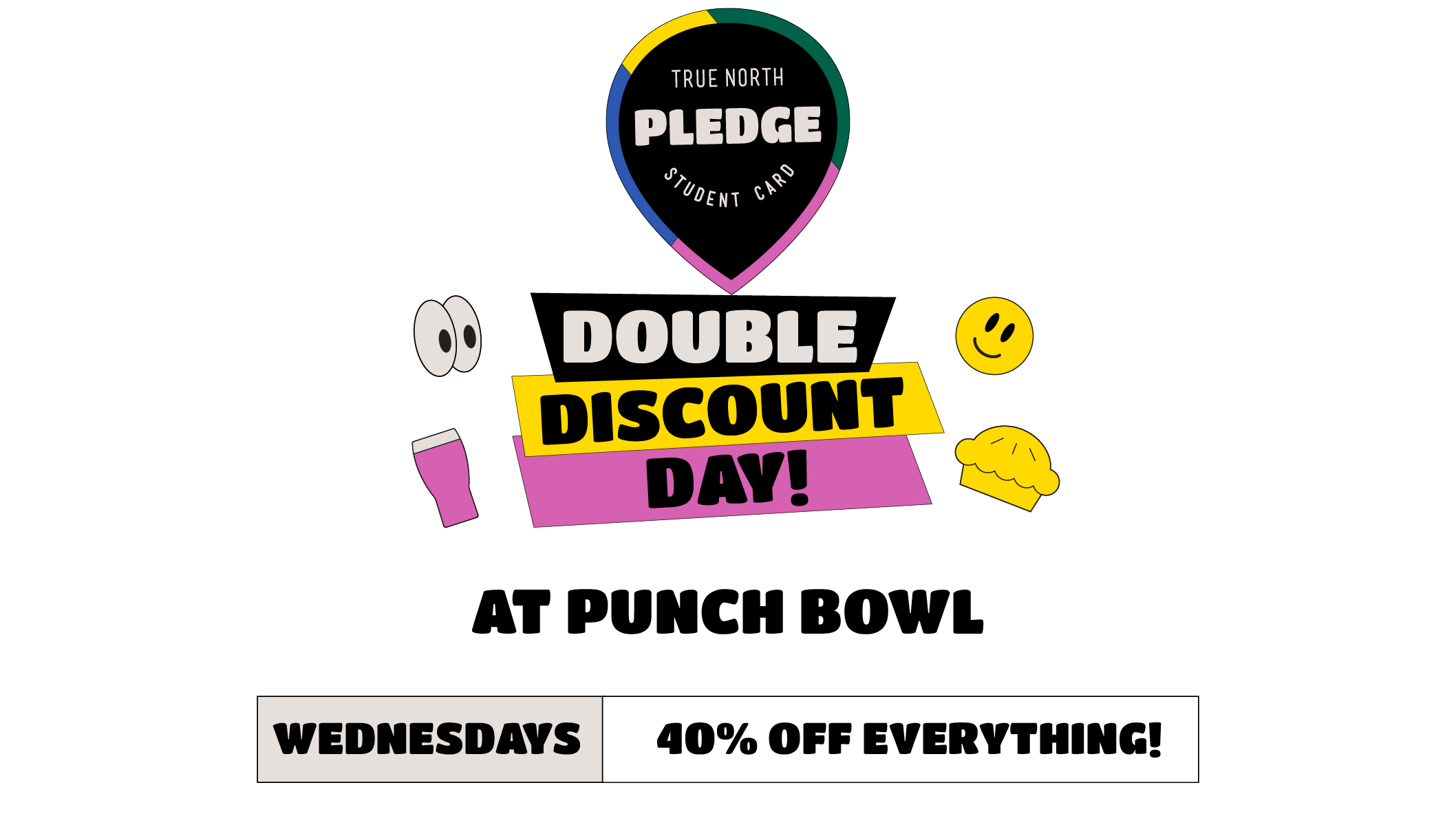 Pledge double discount